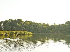 SUP auf dem Teterower See Foto Christin Drühl